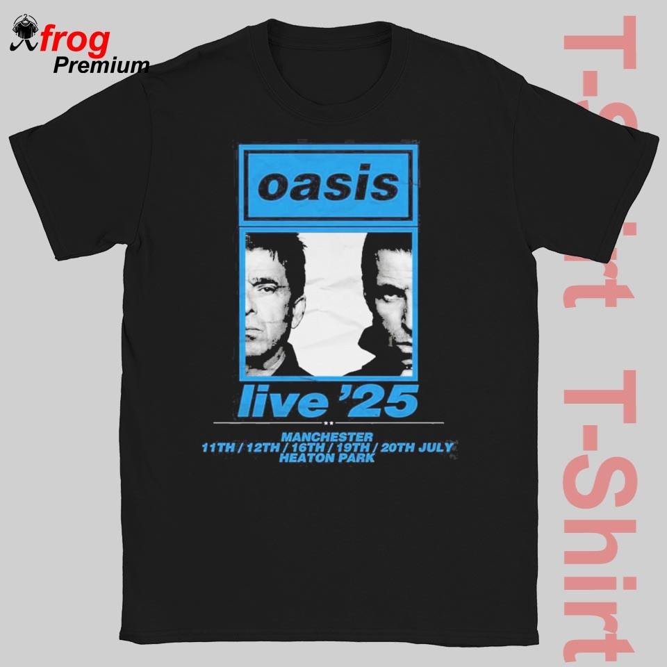 Oasis Tシャツ Live’25 Manchester (公式) Live '25 Manchester Event T-Shirt Black – Oasis Live '25