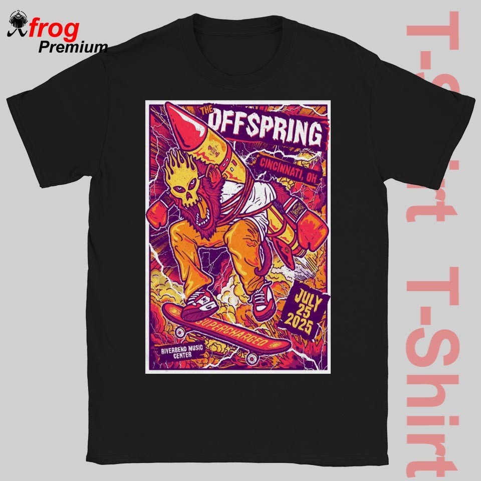 【激レア品】THE OFFSPRING TEXTILE POSTER The Offspring Japan Tour 2025 Poster Skeleton Flame And