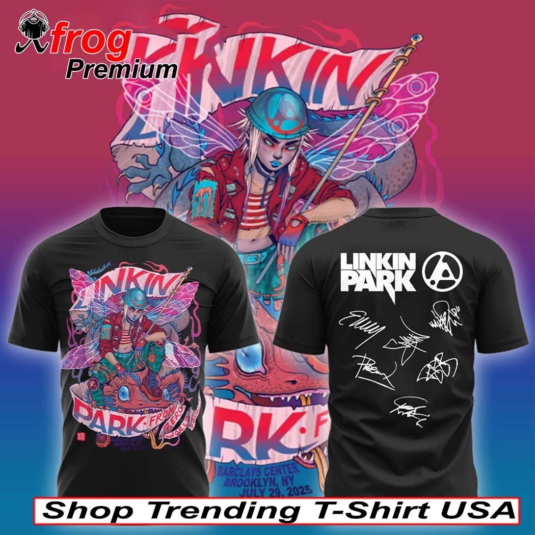 Linkin Park From Zero World Tour x New York Black Shirt 2025