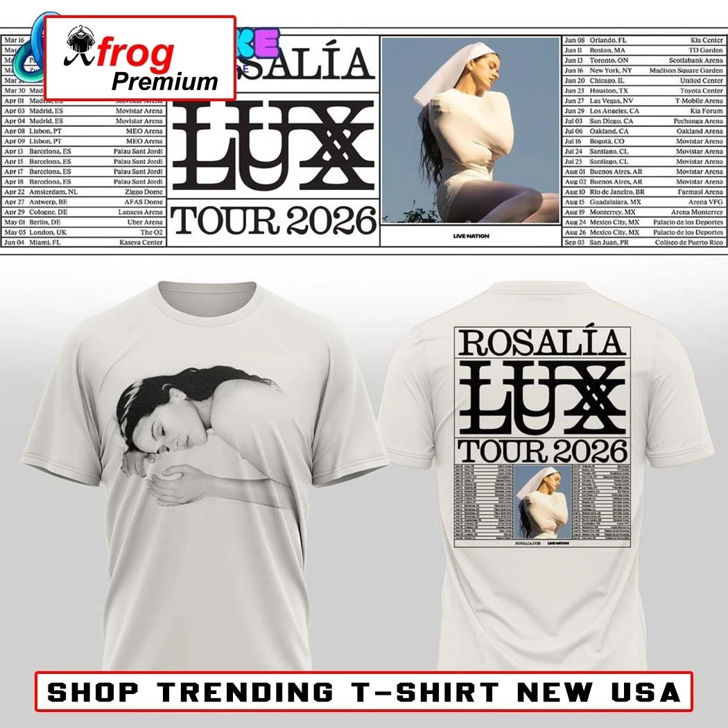 Official Rosalía LUX Tour 2026 Limited Edition Shirt